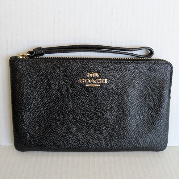 Coach Black Wristlet Clutch - Picture 1 of 7